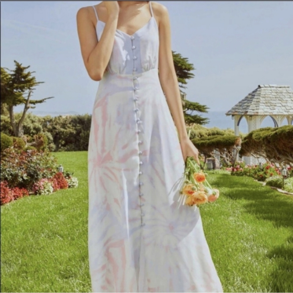 NWT Modcloth Tie Dye Maxi Dress